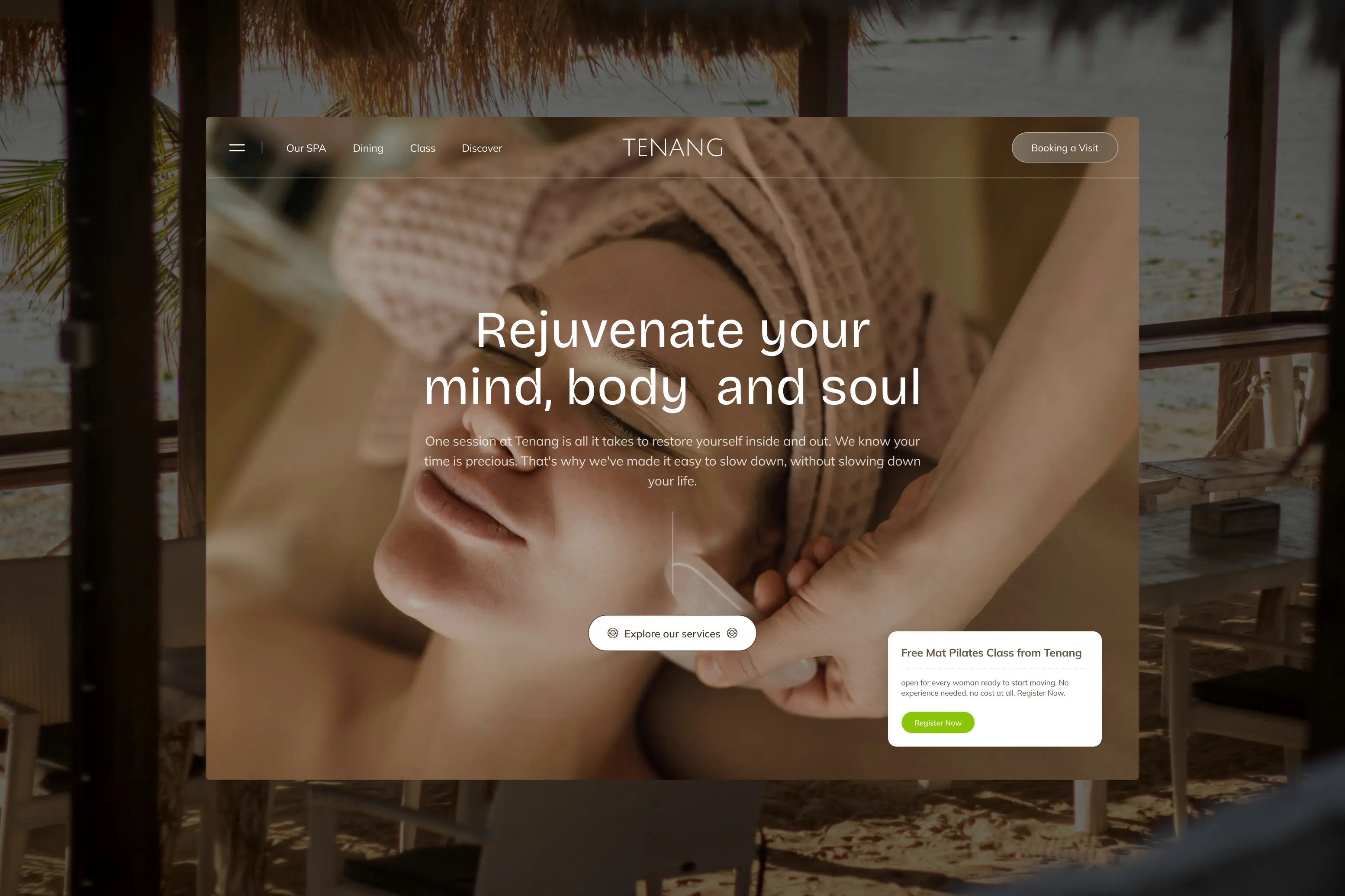 Tenang — Monnite Studio, jasa pembuatan website & design agency Bali Tabanan